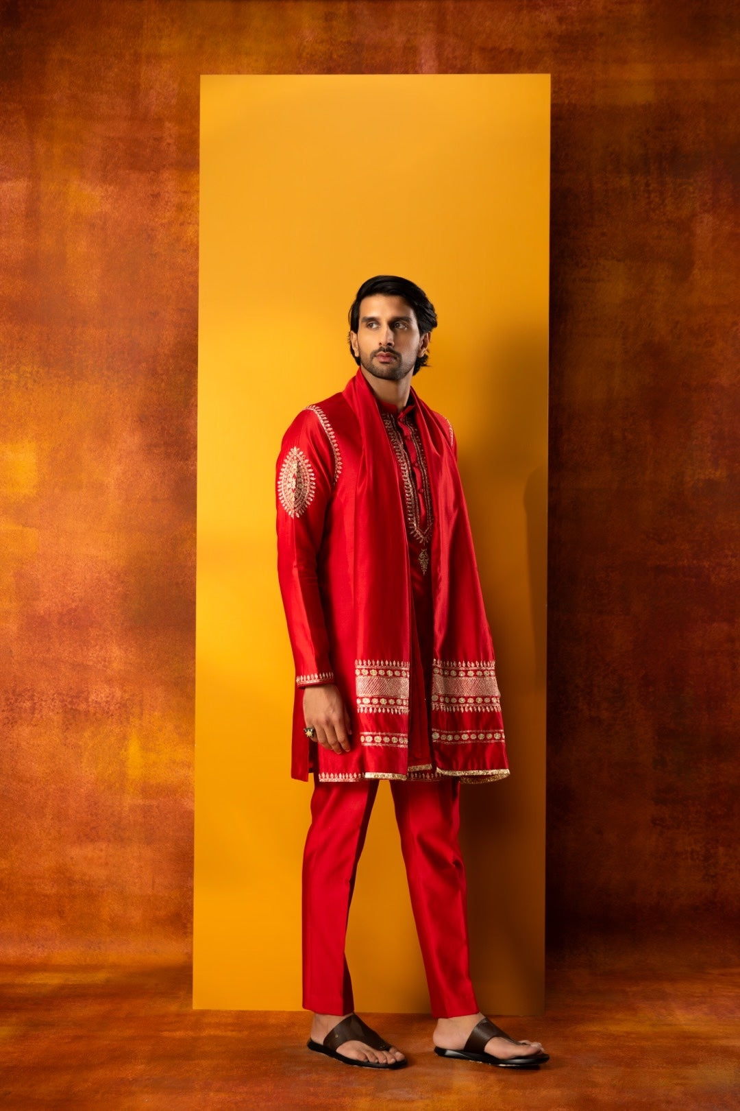 Sabya Kurta Stole Set