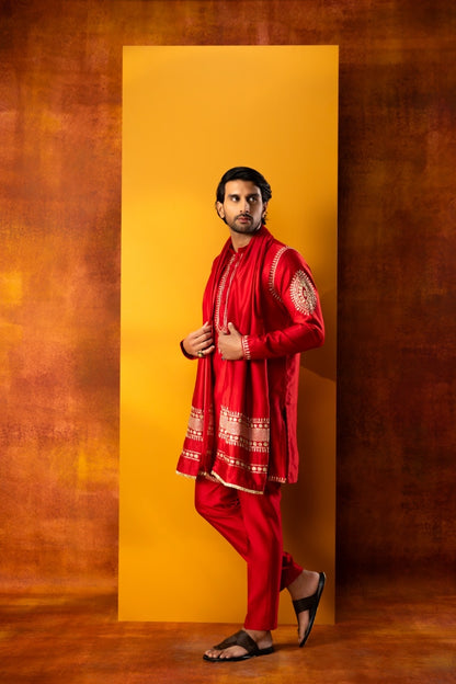 Sabya Kurta Stole Set