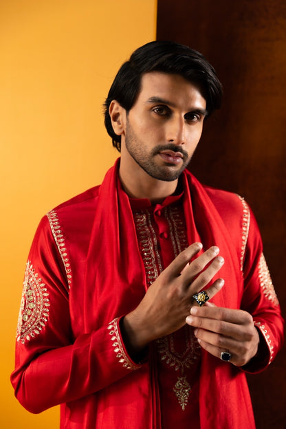 Sabya Kurta Stole Set