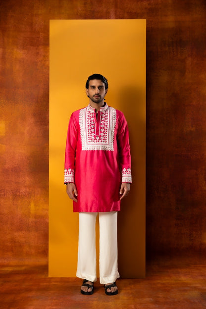 Square Yoke Kurta Set